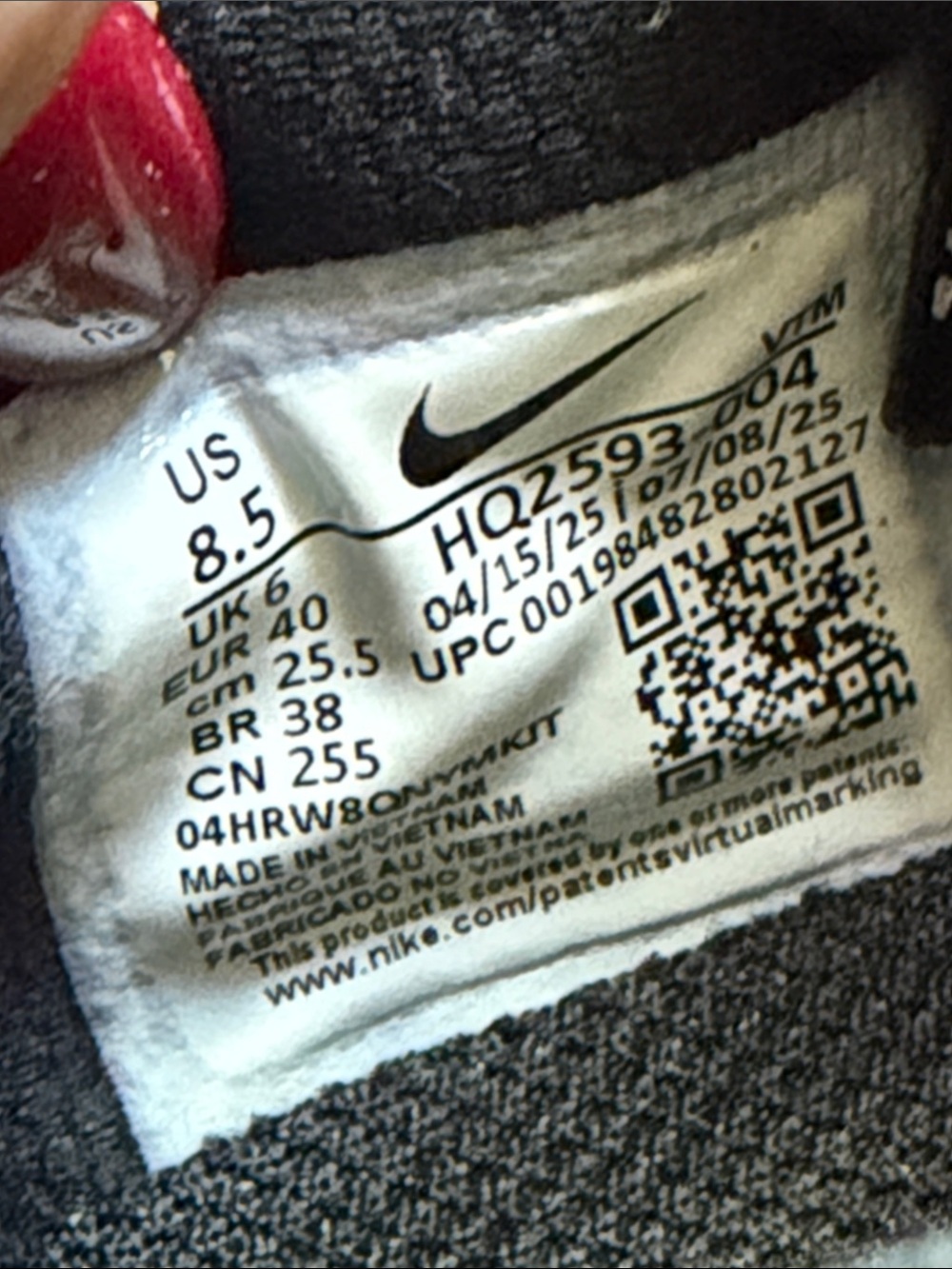 Nike Pegasus Premium Running Shoe Black Air Zoom Sneaker Sz. women 8.5 men 7 NWB - Picture 9 of 13